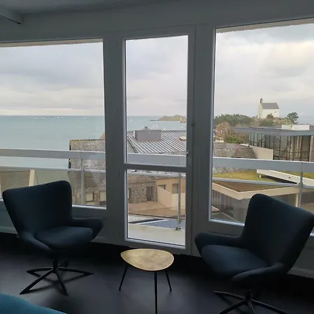 T2, Vue Mer Panoramique, 2 Min A Pied De La Plage Roscoff Exterior photo