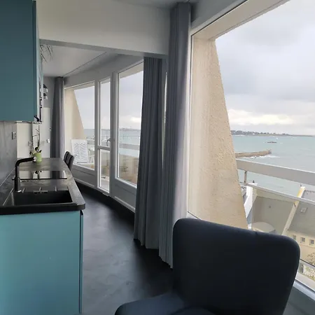 T2, Vue Mer Panoramique, 2 Min A Pied De La Plage Roscoff Exterior photo